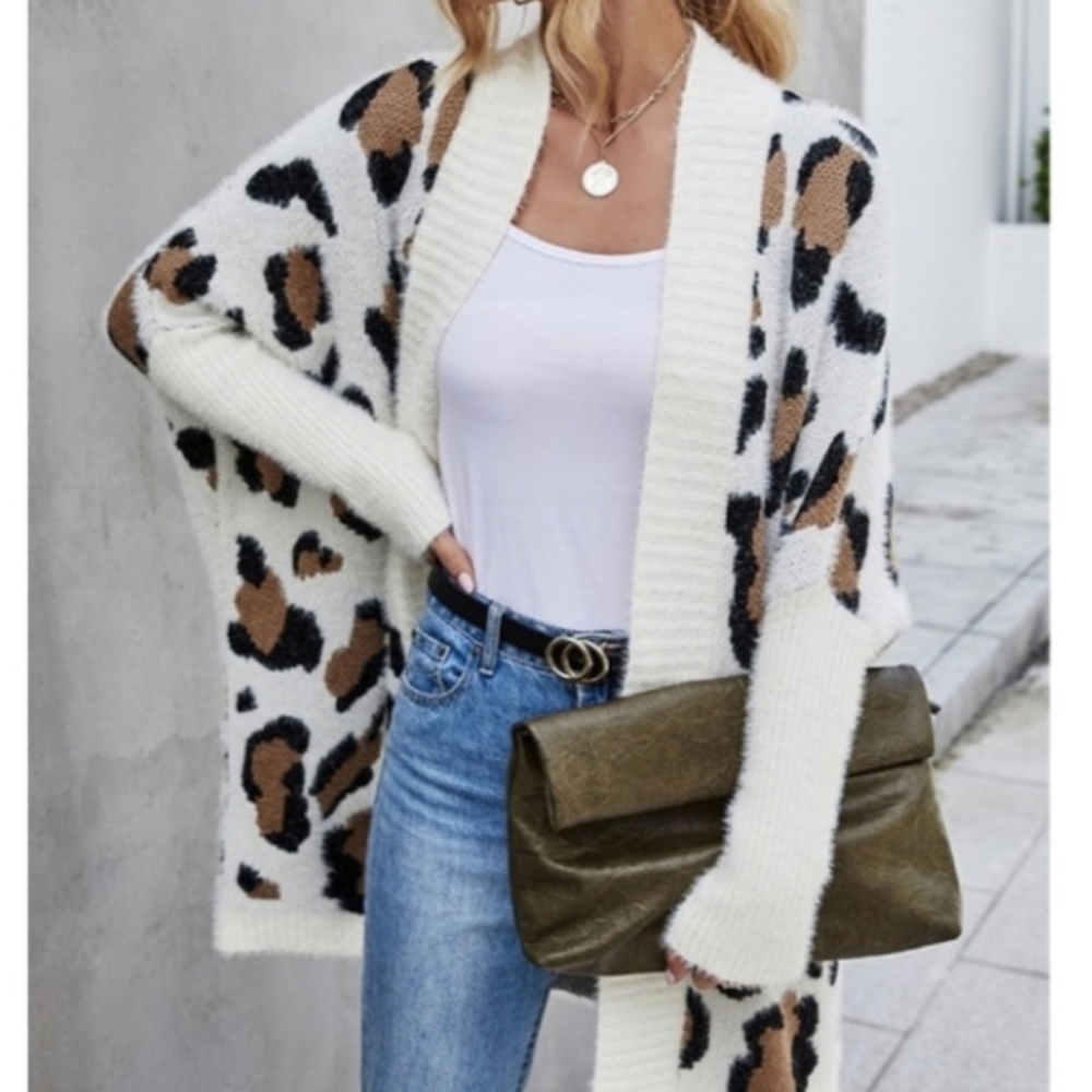 Cats Meow Dolman Sleeve Cardigan